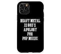 El Metal Pesado es disculpa de los Dioses por la Cabeza Divertida del Metal de la música del Pop Carcasa para iPhone 11 Pro