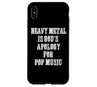 El Metal Pesado es disculpa de los Dioses por la Cabeza Divertida del Metal de la música del Pop Carcasa para iPhone XS MAX