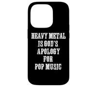 El Metal Pesado es disculpa de los Dioses por la Cabeza Divertida del Metal de la música del Pop Carcasa para iPhone 14 Pro