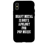 El Metal Pesado es disculpa de los Dioses por la Cabeza Divertida del Metal de la música del Pop Carcasa para iPhone X/XS