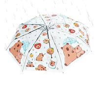 El mini paraguas para niños es una herramienta adorable y práctica para niños que aman las actividades al aire libre bajo la lluvia. Con un lindo diseño de capibara conquista esta ligera lluvia