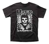 El Misfits Quiero su Calaveras Adulto tee Negro