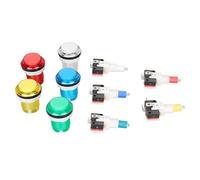 El Mismo del Botón del Juego de Arcada Se Reinicia para Jugar Al Juego, Disparadores Llevados RGB de los Botones de la Arcada