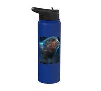 El místico rey fuerte del desierto y la naturaleza. Stainless Steel Insulated Water Bottle