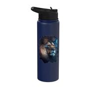 El místico rey fuerte del desierto y la naturaleza. Stainless Steel Insulated Water Bottle