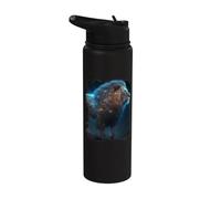 El místico rey fuerte del desierto y la naturaleza. Stainless Steel Insulated Water Bottle