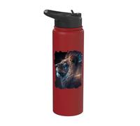 El místico rey fuerte del desierto y la naturaleza. Stainless Steel Insulated Water Bottle