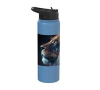 El místico rey fuerte del desierto y la naturaleza. Stainless Steel Insulated Water Bottle