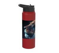 El místico rey fuerte del desierto y la naturaleza. Stainless Steel Insulated Water Bottle