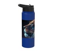 El místico rey fuerte del desierto y la naturaleza. Stainless Steel Insulated Water Bottle