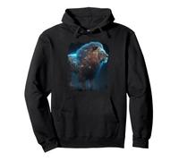 El místico Rey Fuerte del Desierto y la Naturaleza. Sudadera con Capucha