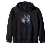 El místico Rey Fuerte del Desierto y la Naturaleza. Sudadera con Capucha