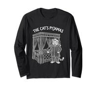 El modismo del Pijama del Gato para niños y Maestros modismos Manga Larga