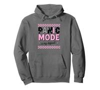 El modo de pánico es mi Lightning a cuadros predeterminado Sudadera con Capucha