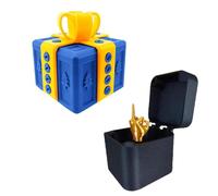 El molesto regalo con dedo - Divertida caja de regalo con sorpresa de dedo medio y juguete de tornillo 3D. Broma emergente para diversión y entretenimiento en la oficina, como decoración de cultura