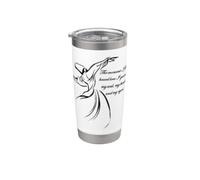 El momento en que escuché amor por primera vez renuncié a mi alma Derviche Vaso térmico de acero inoxidable de doble pared