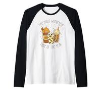 EL Momento MÁS Maravilloso del AÑO Halloween Café Meme Camiseta Manga Raglan