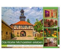El monasterio de Michaelstein experimenta - Antiguos cistercienses - Abadía en Blankenburg am Harz (calendario de pared 2026 DIN A3 horizontal), calendario mensual CALVENDO