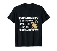 El Mono está Fuera de mi Espalda Circo Humor Camiseta