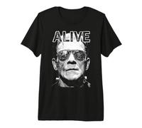 El Monstruo de Frankenstein Frankenstein Alive Pop Art Halloween Camiseta Premium