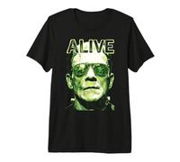 El Monstruo de Frankenstein Frankenstein Alive Pop Art Halloween Camiseta Premium
