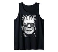 El Monstruo de Frankenstein Frankenstein Alive Pop Art Halloween Camiseta sin Mangas