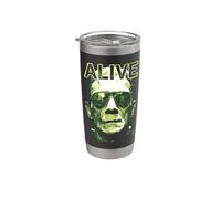 El monstruo de Frankenstein Frankenstein Alive Pop Art Halloween Vaso térmico de acero inoxidable de doble pared