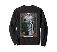 El Monstruo Frankenstein y la Novia Amantes de la Carta del Tarot Sudadera