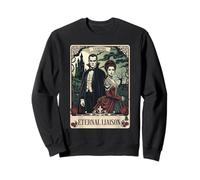 El Monstruo Frankenstein y la Novia Amantes de la Carta del Tarot Sudadera