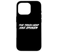 El montón de basura ha hablado | 1980's Television Carcasa para iPhone 16 Pro