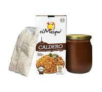 El Mosqui - Kit Arroz Caldero: Caldo con Sofrito + Arroz | Plato Precocinado 100% Natural | 2 o 3 Raciones | 1 Unidad