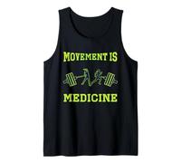 El Movimiento es Medicina Medicina Deportiva Ejercicio Diseño Camiseta sin Mangas