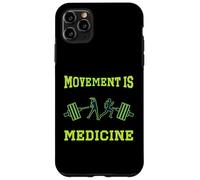 El Movimiento es Medicina Medicina Deportiva Ejercicio Diseño Carcasa para iPhone 11 Pro MAX