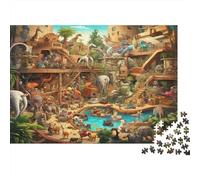 El Mundo Animal Puzzle 1000 Piezas De Cartón Grueso Conjunto De Rompecabezas Anti Estrés Adultos para Actividad Fuzzle Después De La Escuela como Regalo Original 52x38cm/1000pcs