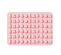 (El mundo de los insectos-rosa) Molde de silicona con dibujos animados para hacer tú mismo, bandeja