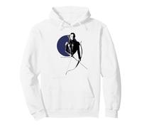 El Mundo de los Juegos del Hambre Katniss Everdeen Sudadera con Capucha, Unisex para Adultos, Blanco, L