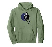 El Mundo de los Juegos del Hambre Katniss Everdeen Sudadera con Capucha, Unisex para Adultos, Verde Salvia, XL
