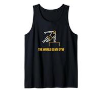 El Mundo es mi Gimnasio Parkour Training Movement Freerun Camiseta sin Mangas