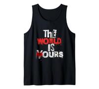 El Mundo es Nuestro Estilo Urbano Graffiti Urbano Arte Callejero Camiseta sin Mangas