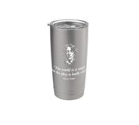 El mundo es un escenario, pero la obra está mal elegida por Oscar Wilde Vaso térmico de acero inoxidable de doble pared