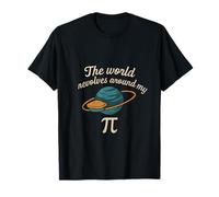 El Mundo Gira en Torno a mi Pi Stem Math Diseño gráfico Camiseta