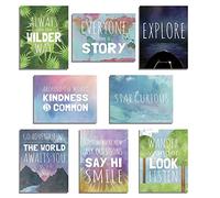 El mundo Mini colección Tarjeta de pared Prints, frases inspiradoras, cita de pared, decoración de pared de motivación