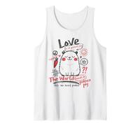 El Mundo Necesita un Conejillo de Indias Amor y Paz Lindos Amantes de Las Mascotas Camiseta sin Mangas