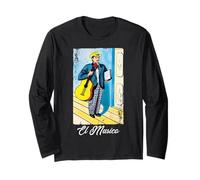 El Musico Card Tarjeta de Lotería Mexicana Manga Larga