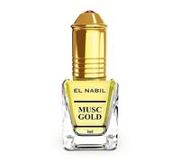 El Nabil Musc Gold - Extracto de perfume en roll-on (12 unidades, 5 ml)
