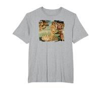 El Nacimiento de Venus Camiseta, Hombre Tallas Grandes, Gris Jaspeado, 4X Alto