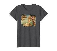 El Nacimiento de Venus Camiseta, Mujer, Jaspeado Oscuro, XS