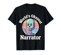 El narrador más bueno del mundo Narrador divertido Kawaii Camiseta