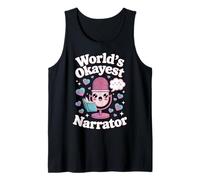 El narrador más bueno del mundo Narrador divertido Kawaii Camiseta sin Mangas