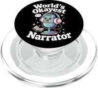 El narrador más bueno del mundo Narrador divertido Kawaii PopSockets PopGrip para MagSafe